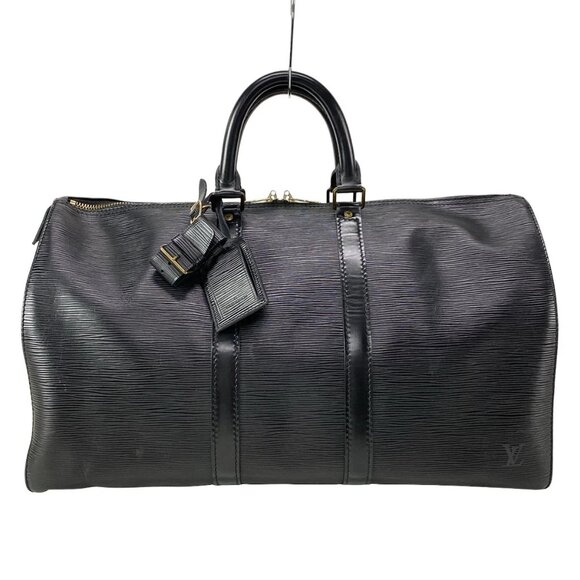 LOUIS VUITTON Keepall 50 Noir Epi - VI0911 Boston Bag 759-080125 - Picture 1 of 14